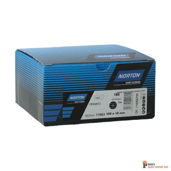 nortonschleifmittel/NORTON_schleifmittel_66254477883 Discs Selfgrip Norton Norton Pro+ 15x18 Grit 180 14 holes_146745